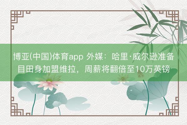 博亚(中国)体育app 外媒:哈里·威尔逊准备目田身加盟维拉,周薪将翻倍至10万英镑